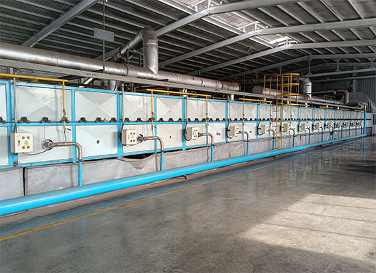 天然氣燃燒系統應用于隧道窯